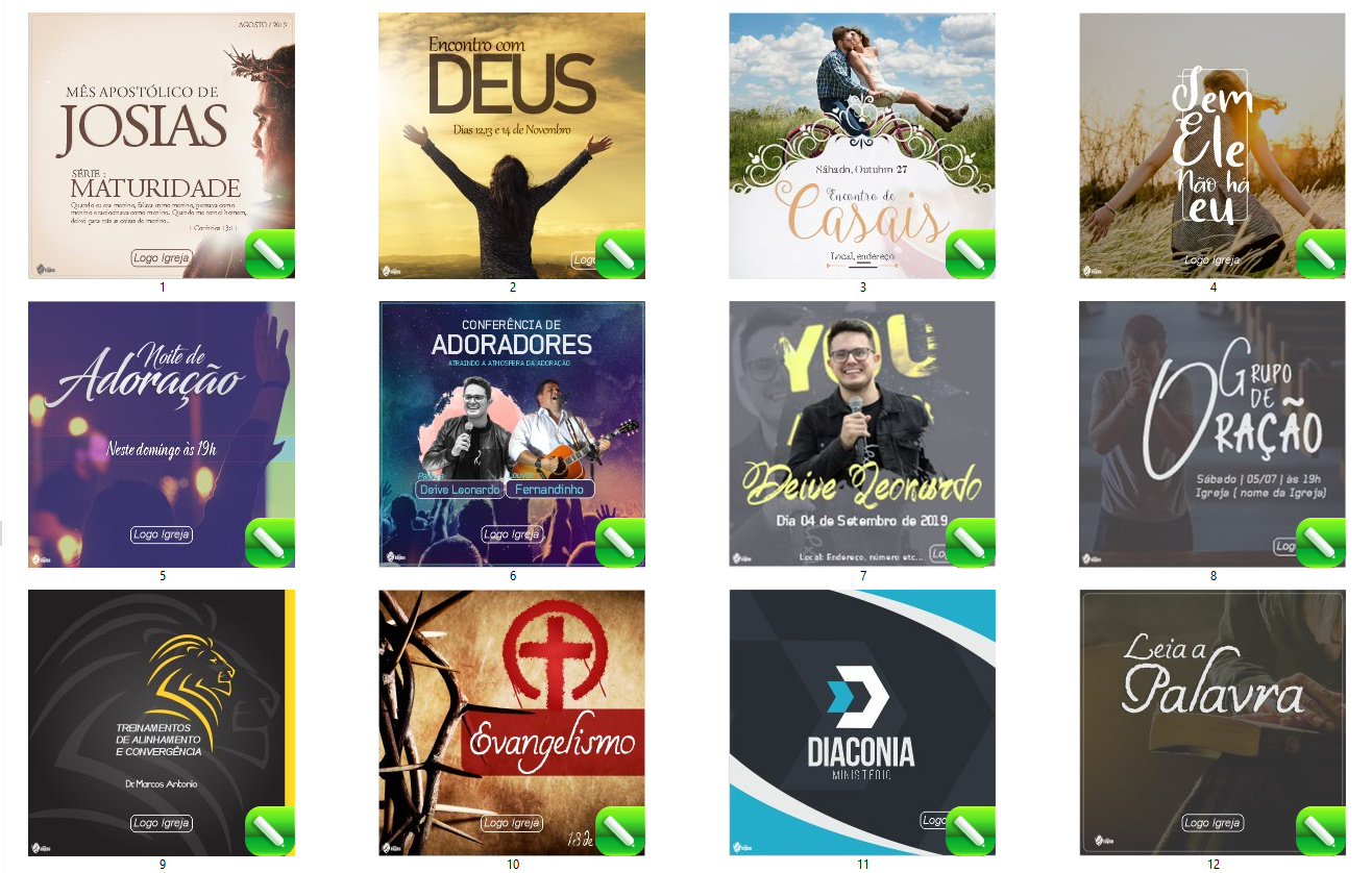 Pack Gospel - CorelDraw - Imagem 2