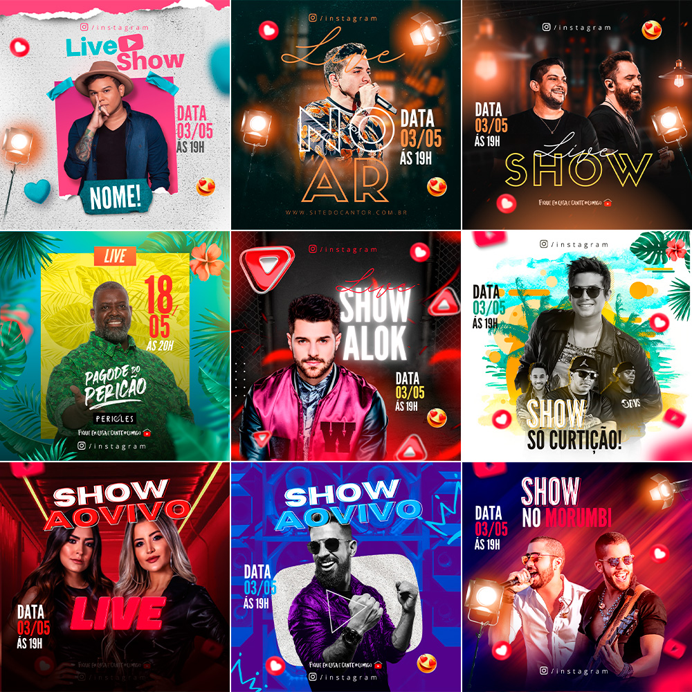 Mega Pack Canva - Artes de Show