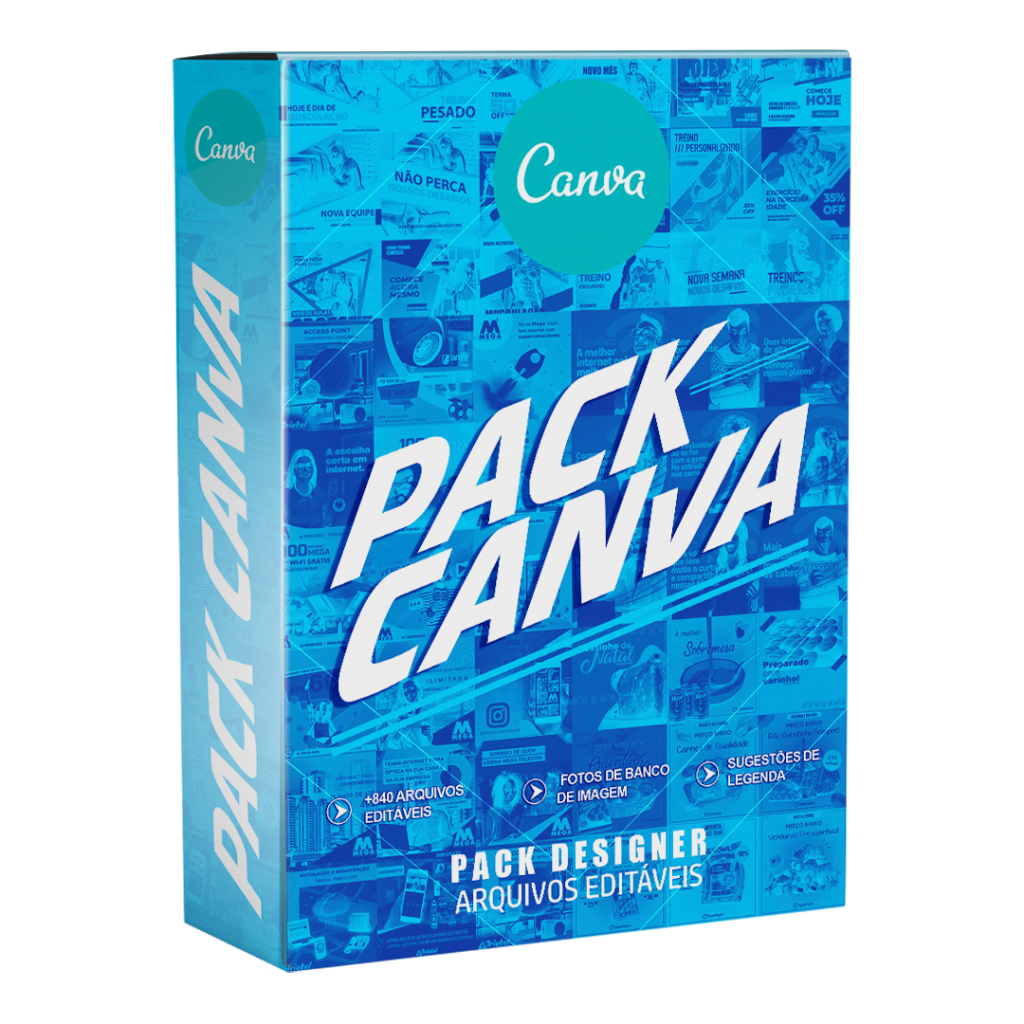 Mega Pack Canva +800 Artes