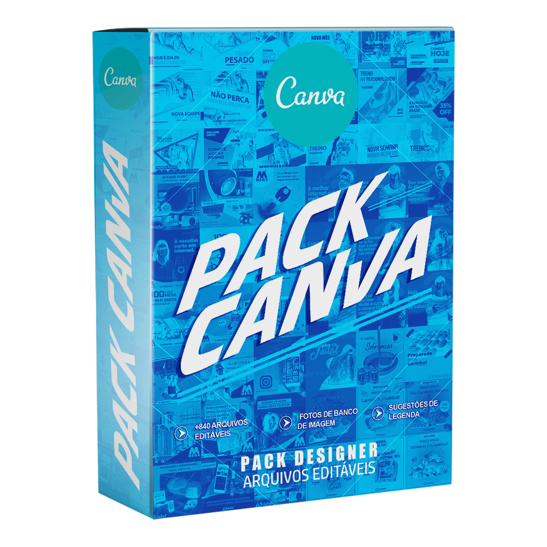 Mega Pack Canva +800 Artes